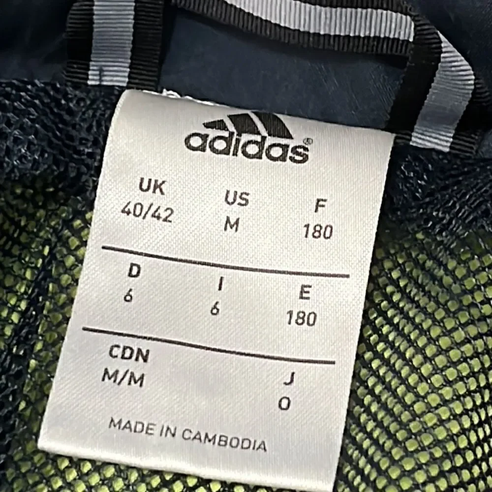 Adidas Track Jacket - Blue and green - M